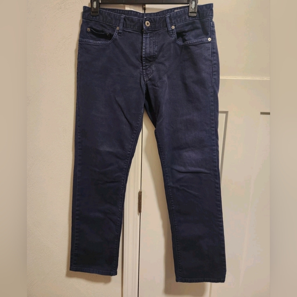 Bonobos Blue Denim Dark Wash Slim Jeans Mens Size 34×32